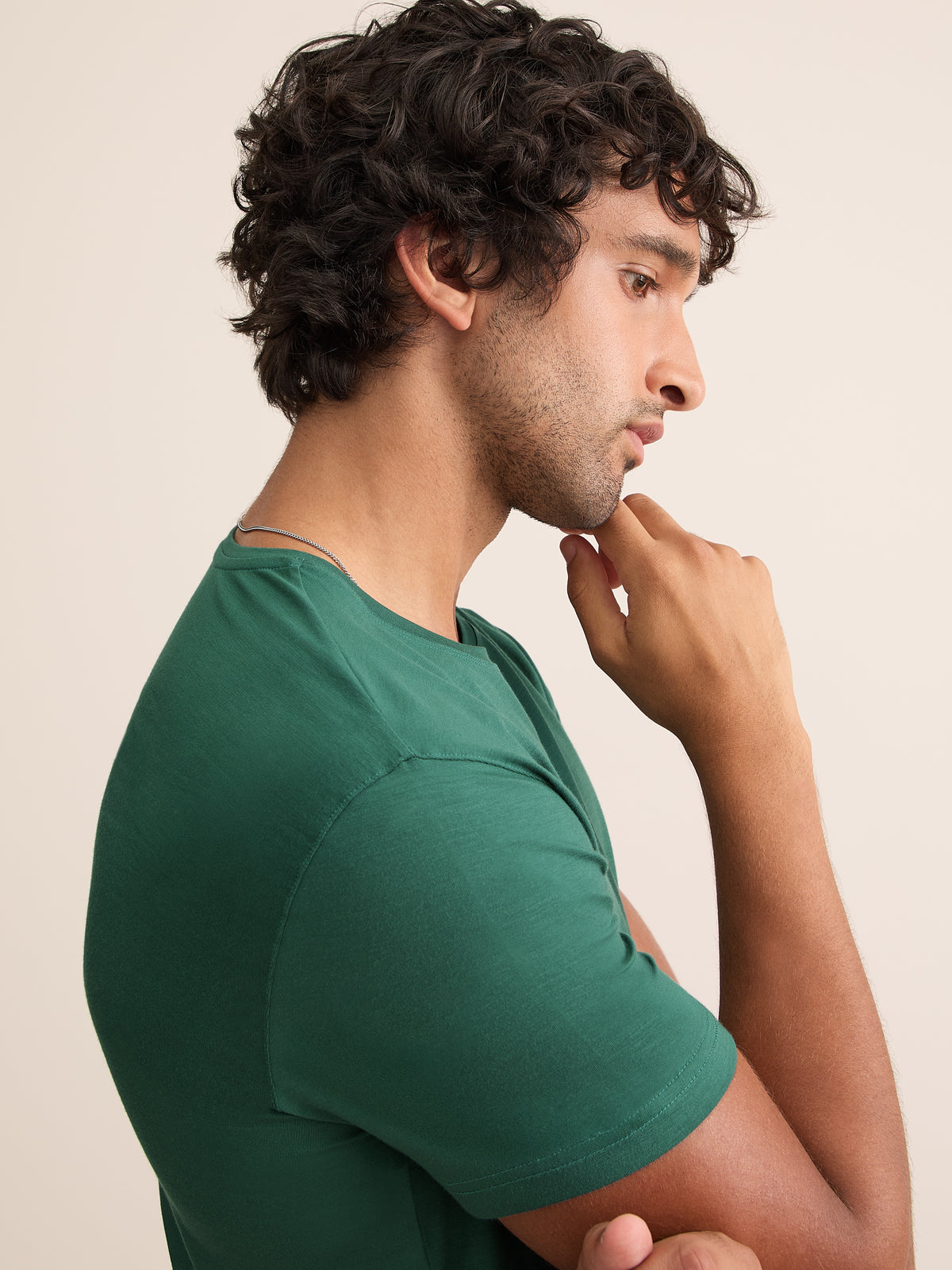 Basel Micro Modal T-Shirt Pine Green