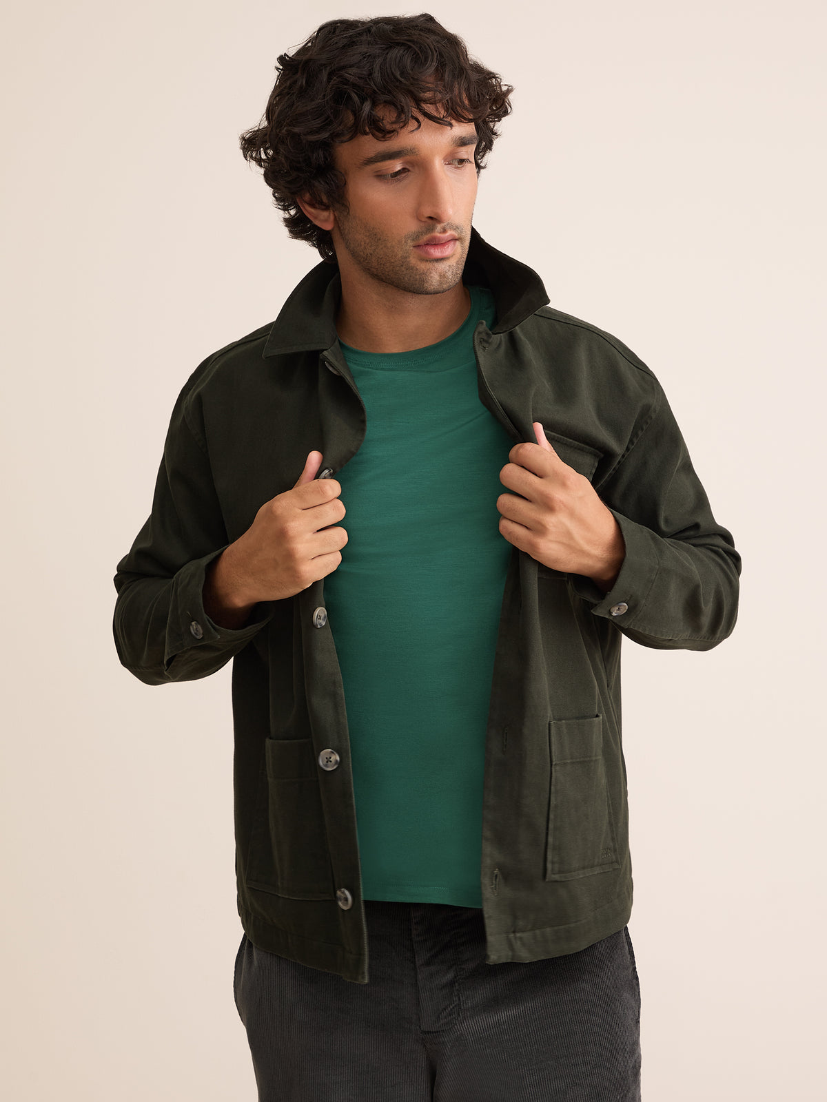 Basel Micro Modal T-Shirt Pine Green