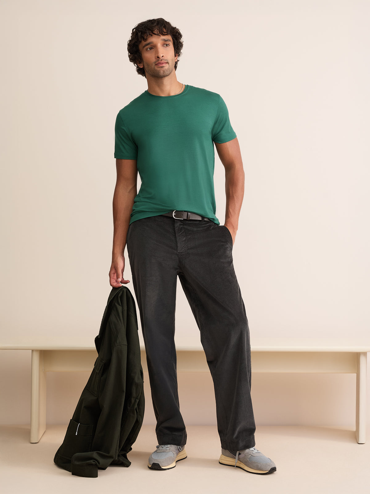 Basel Micro Modal T-Shirt Pine Green