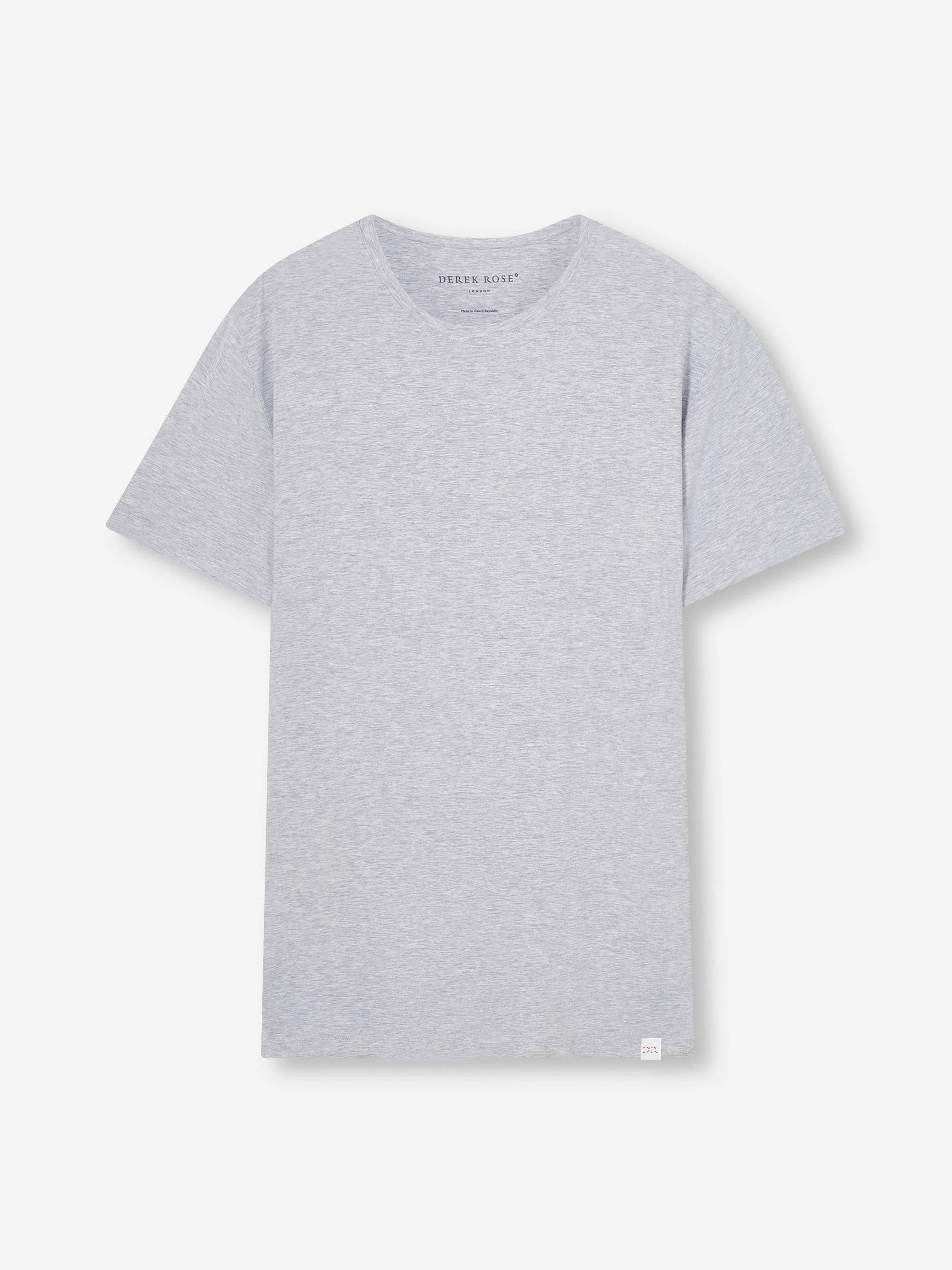 Men's T-Shirt Ethan Micro Modal Stretch Silver Marl
