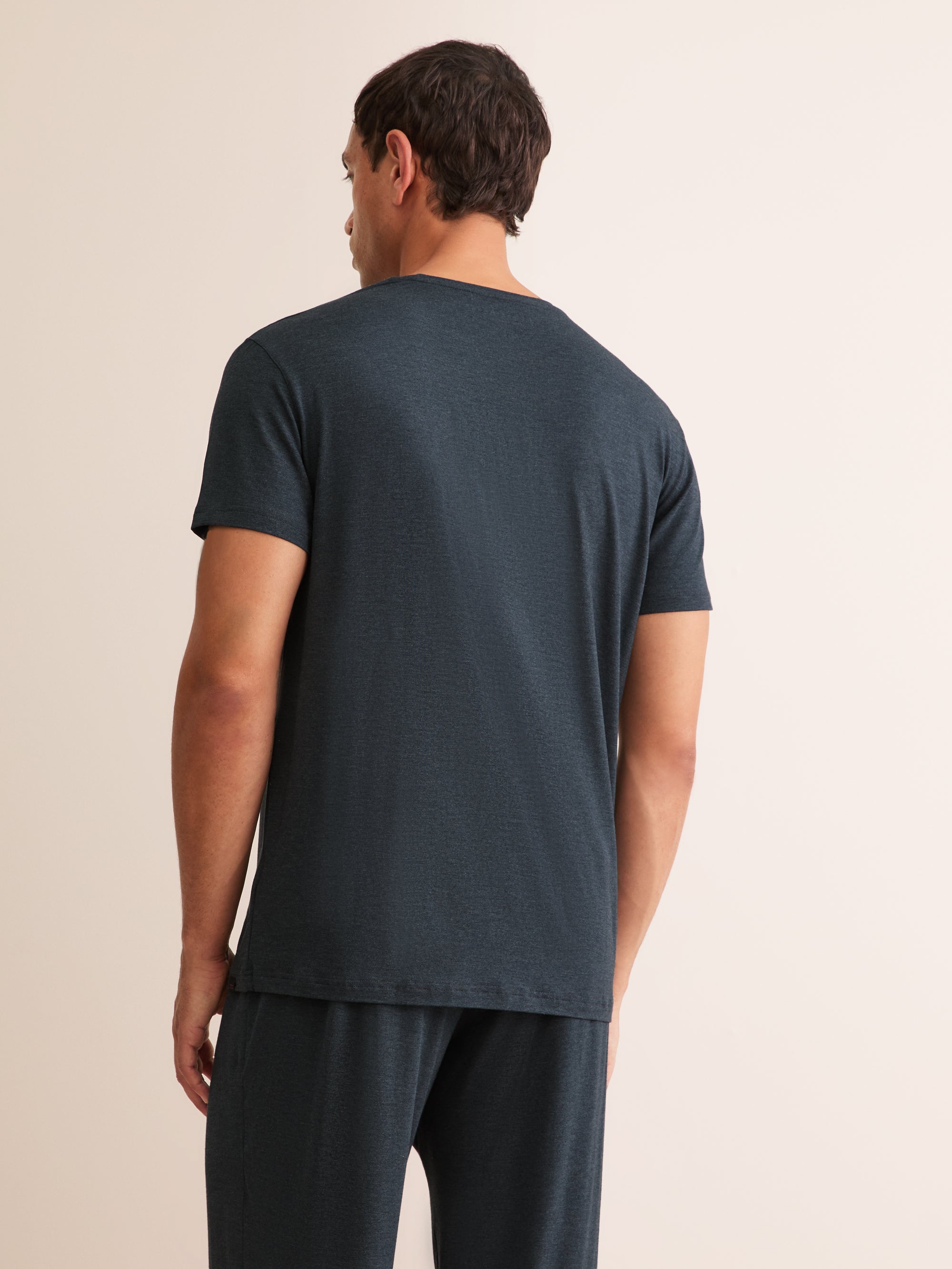 Men's T-Shirt Marlowe Micro Modal Stretch Anthracite Marl