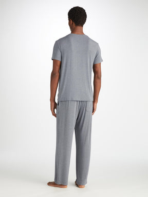 Men's T-Shirt Marlowe Micro Modal Stretch Charcoal