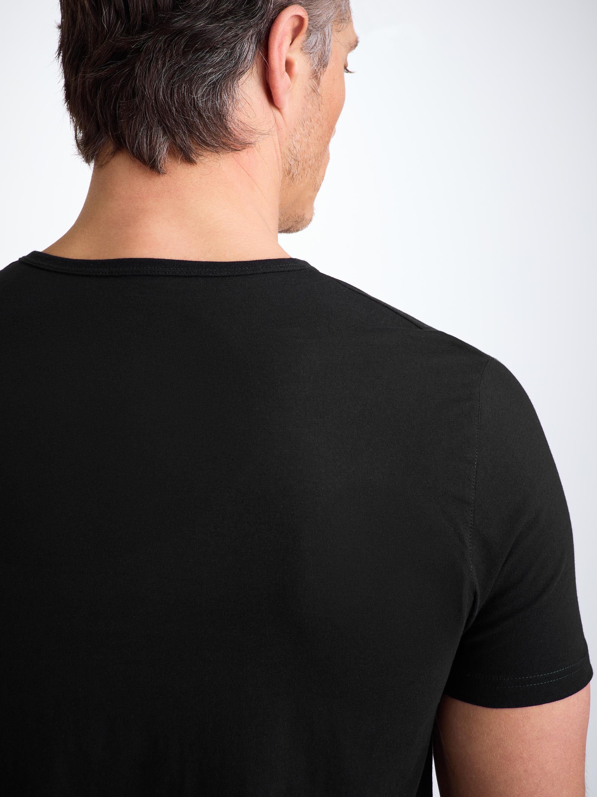 Men's T-Shirt Riley Pima Cotton Black