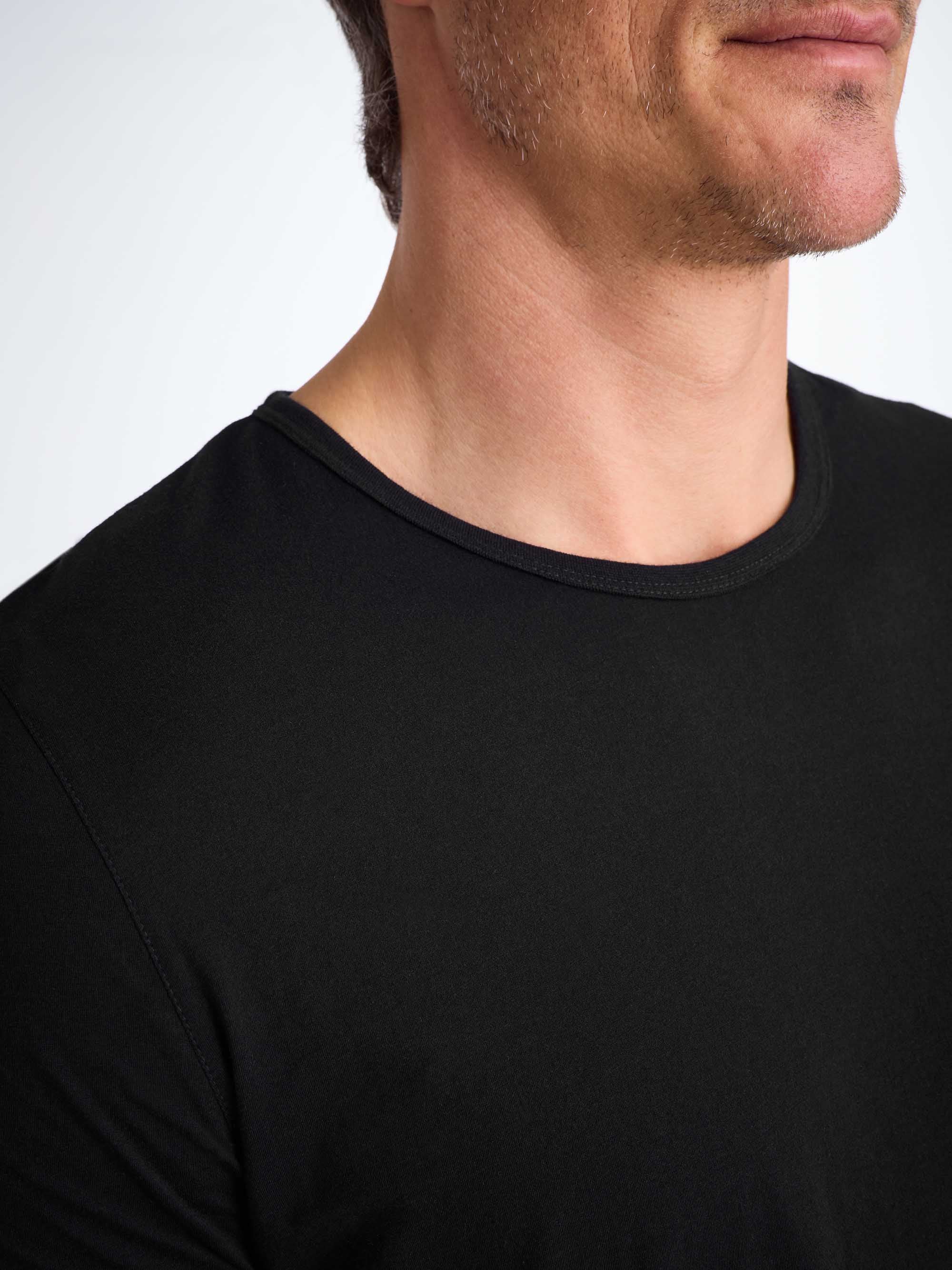 Men's T-Shirt Riley Pima Cotton Black