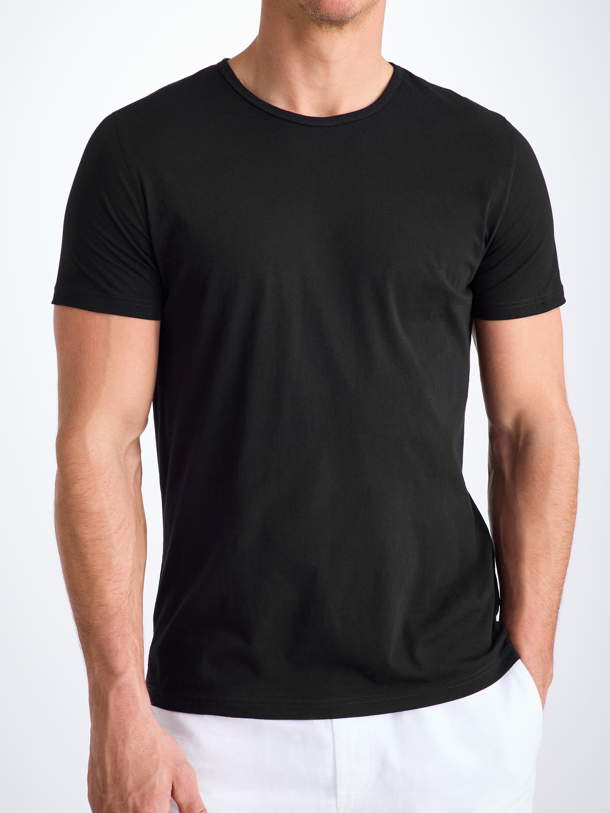 Men's T-Shirt Riley Pima Cotton Black