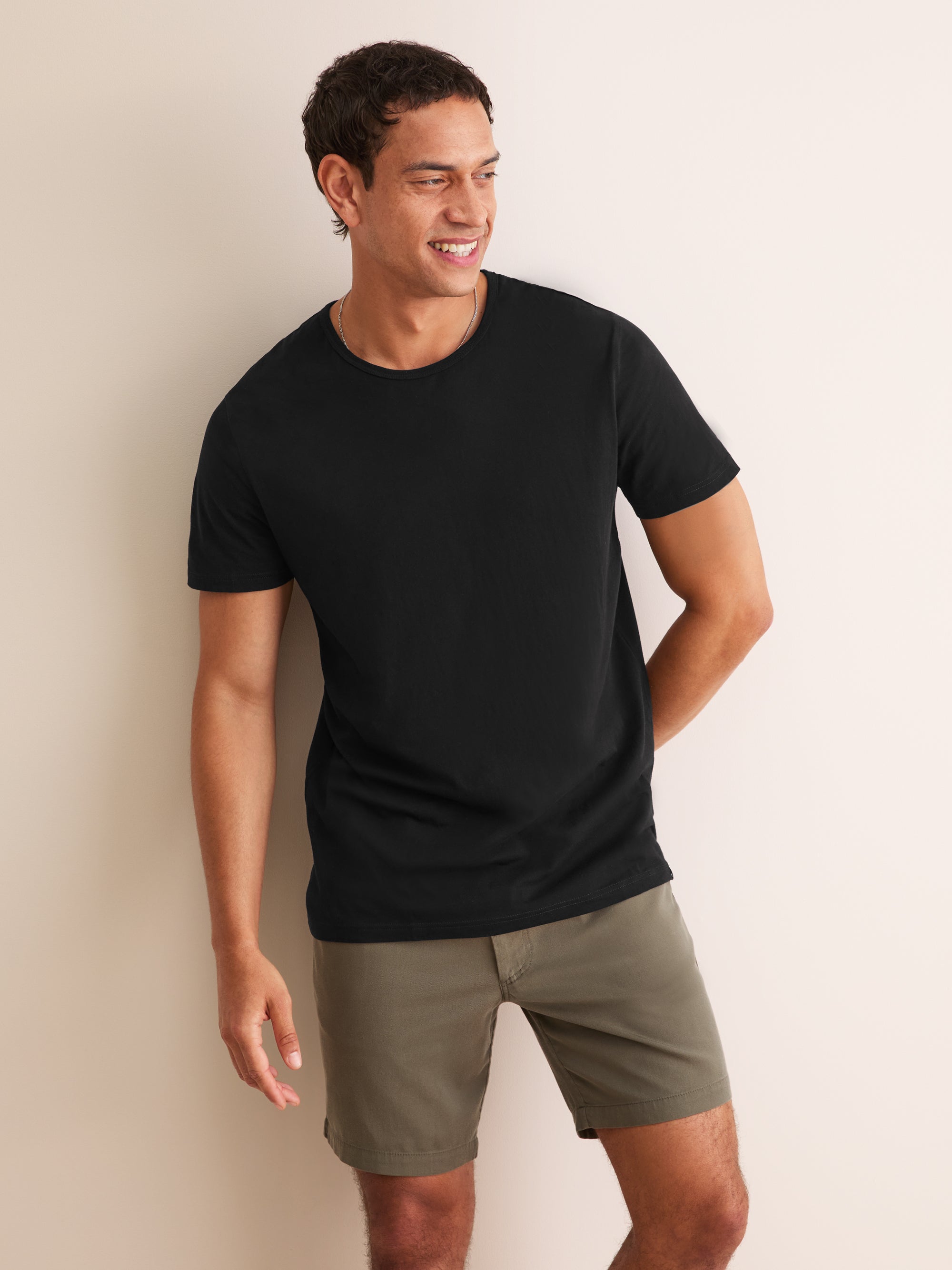 Men's T-Shirt Riley Pima Cotton Black