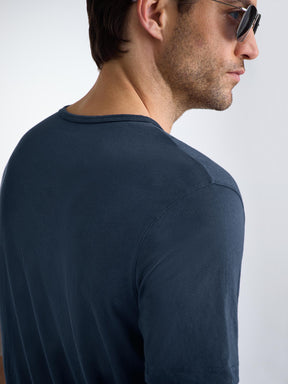Men's T-Shirt Riley Pima Cotton Navy