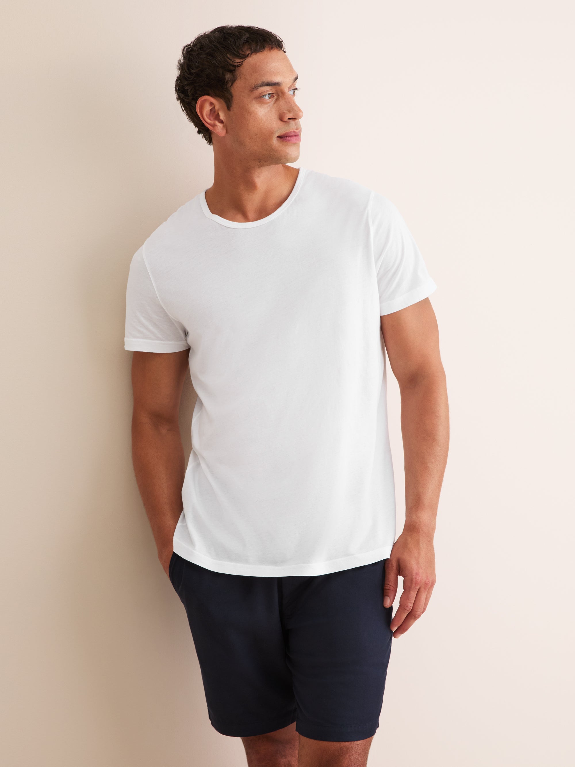 Men's T-Shirt Riley Pima Cotton White