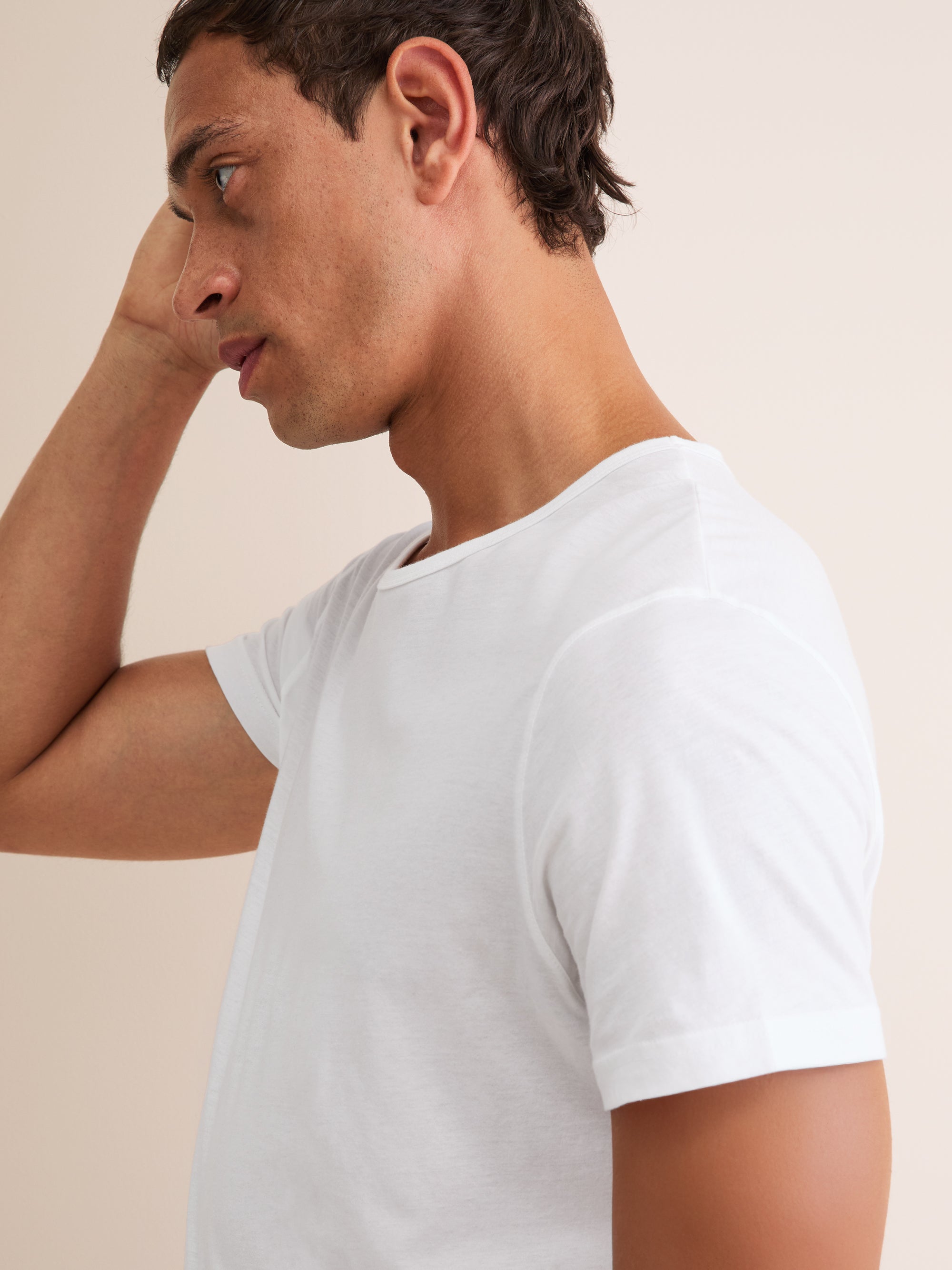 Men's T-Shirt Riley Pima Cotton White