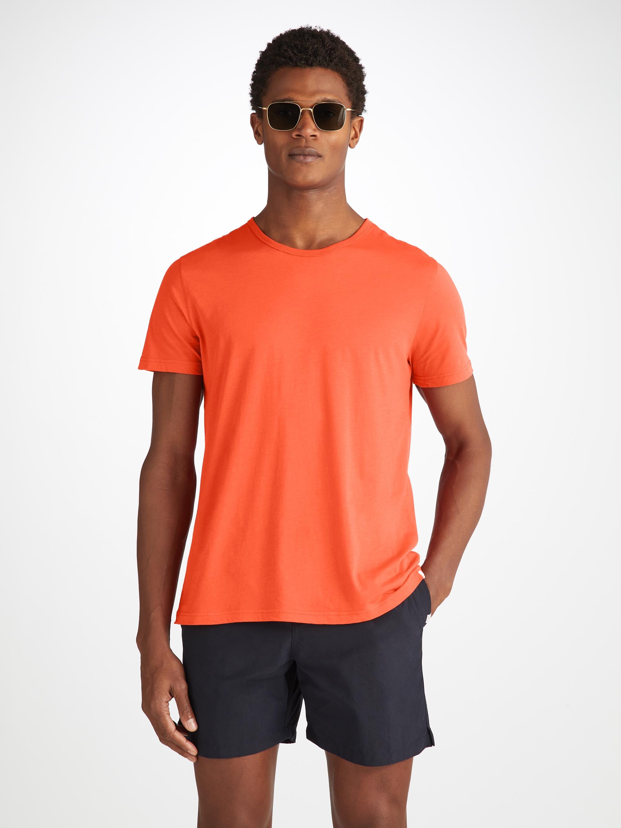 Men's T-Shirt Riley Pima Cotton Orange