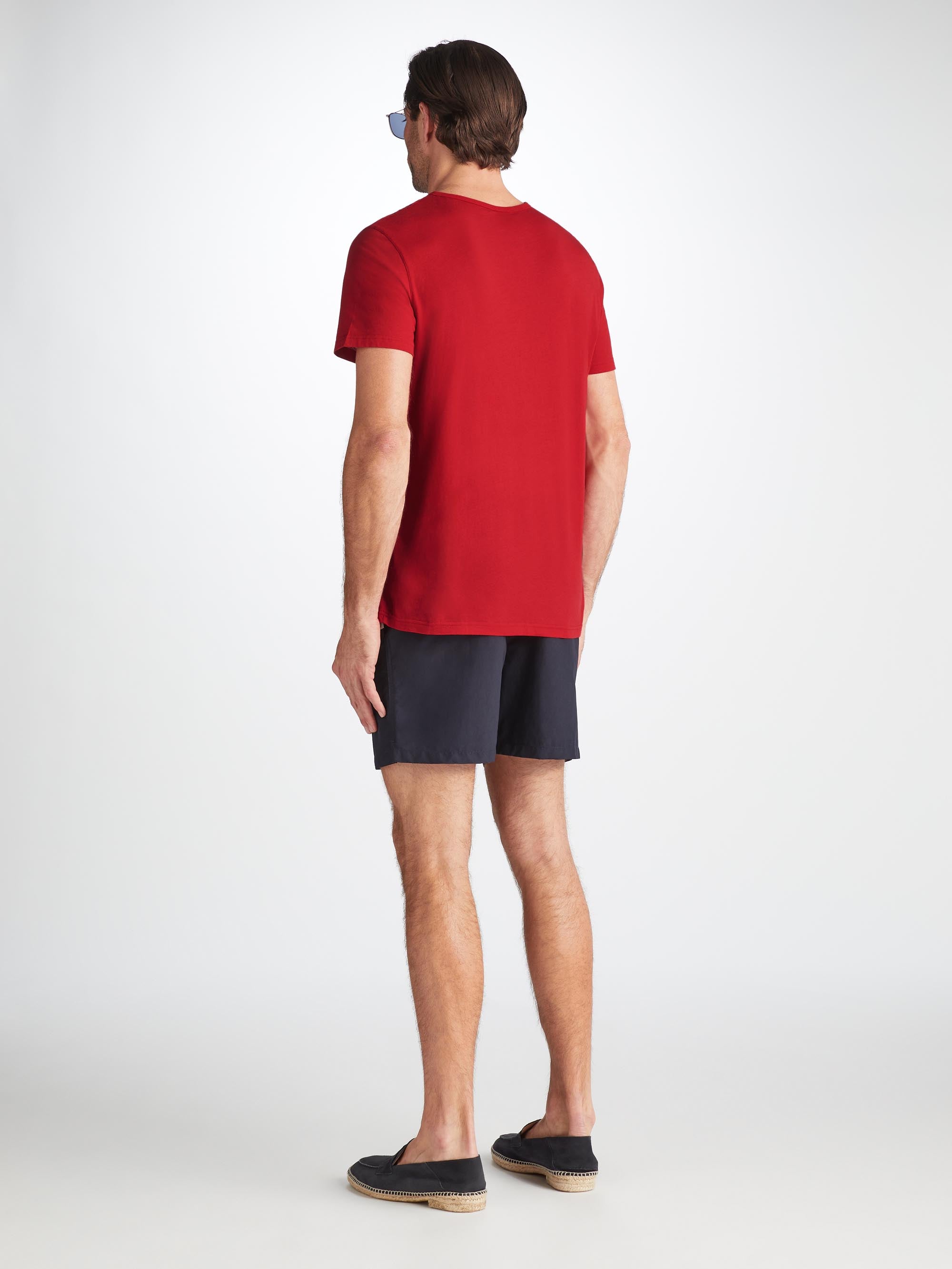 Men's Short Sleeve T-Shirt Riley 2 Pima Cotton Red