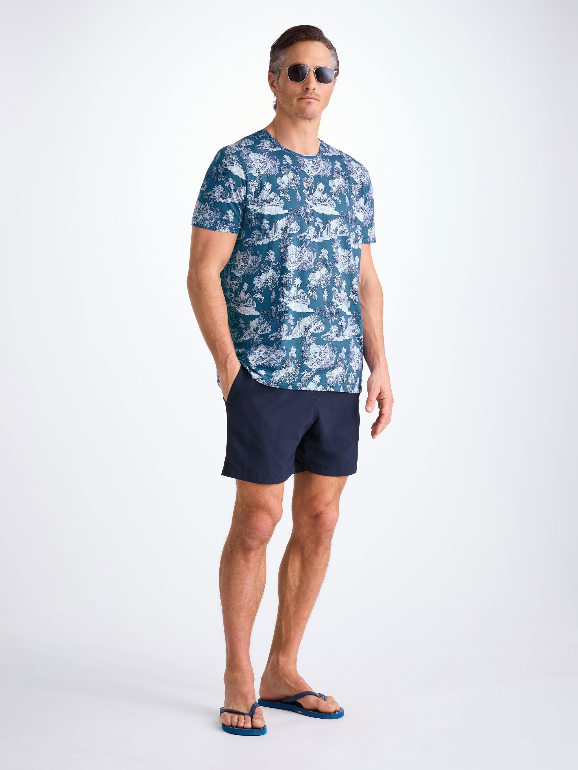 Men's T-Shirt Robin 17 Pima Cotton Blue