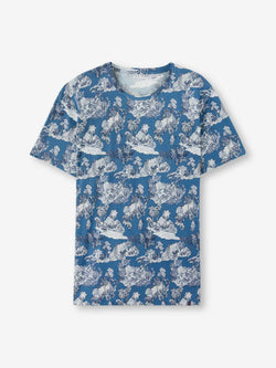Men's T-Shirt Robin 17 Pima Cotton Blue