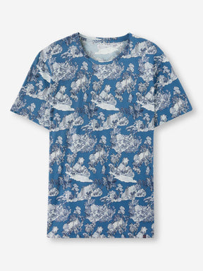 Men's T-Shirt Robin 17 Pima Cotton Blue