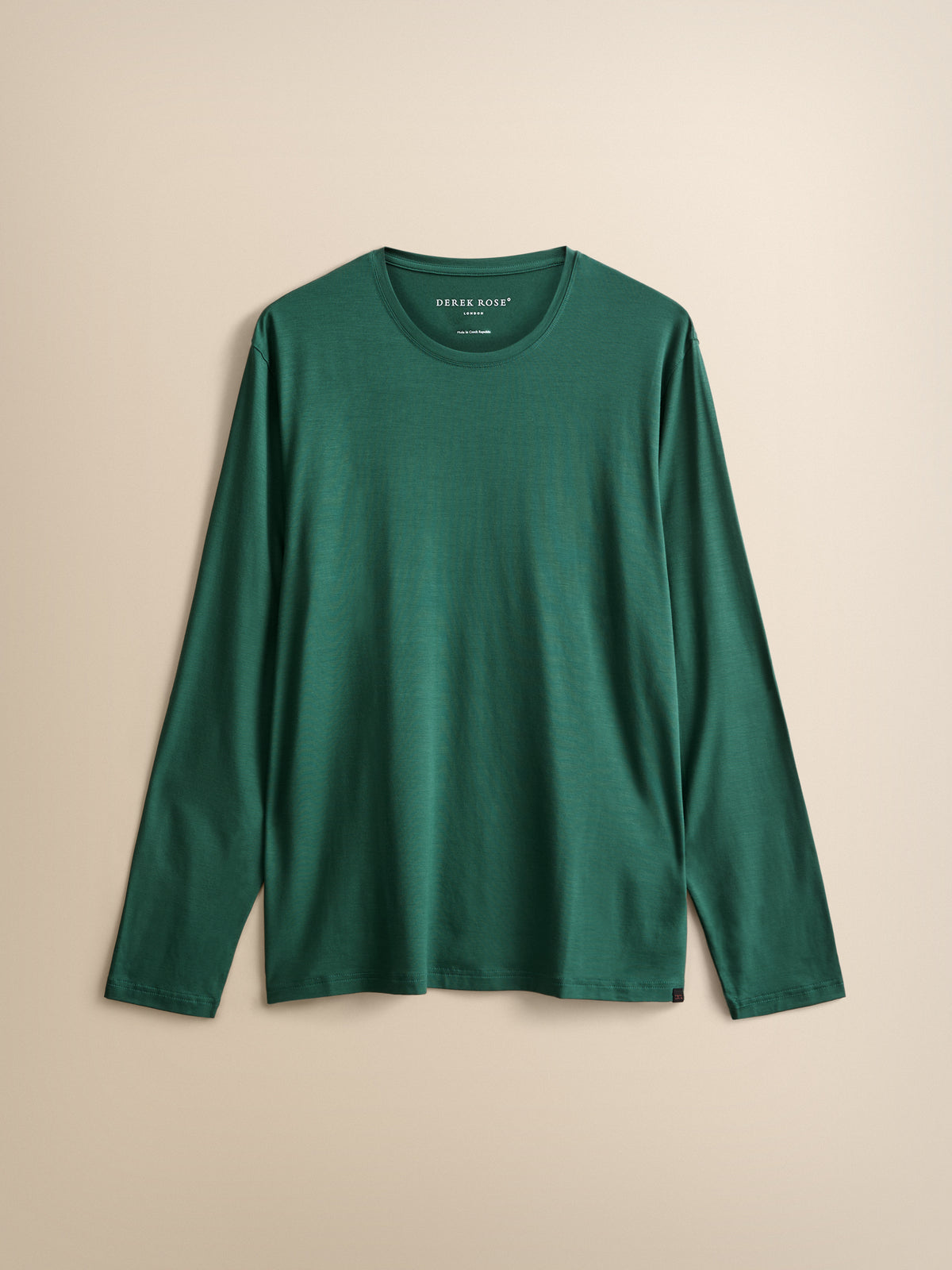 Basel Micro Modal Long Sleeve T-Shirt Pine Green