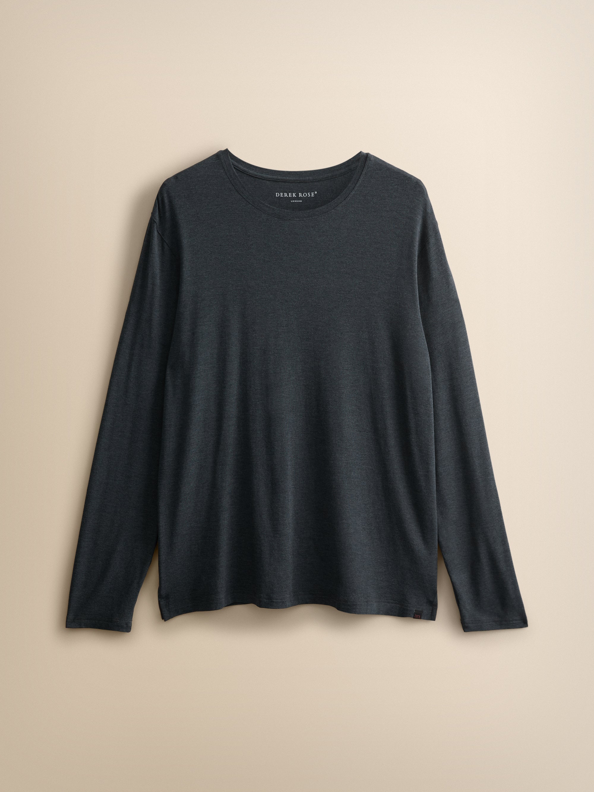 Marlowe Micro Modal Long Sleeve T-Shirt Anthracite Grey