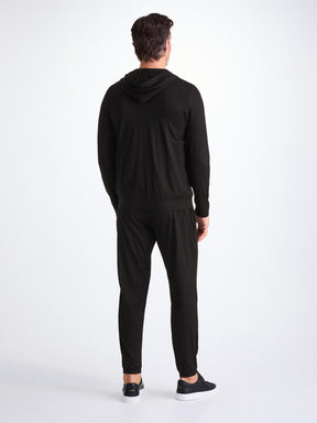 Men's Hoodie Basel Micro Modal Stretch Black