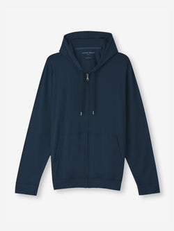 Men's Hoodie Basel Micro Modal Stretch Navy