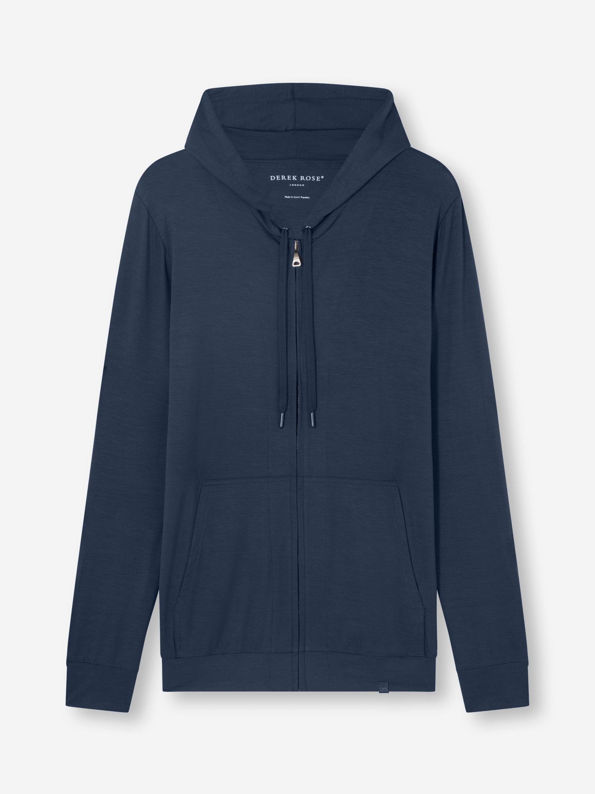 Men's Hoodie Basel Micro Modal Stretch Navy
