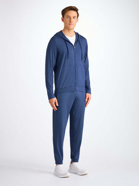 Men's Hoodie Basel Micro Modal Stretch Sapphire