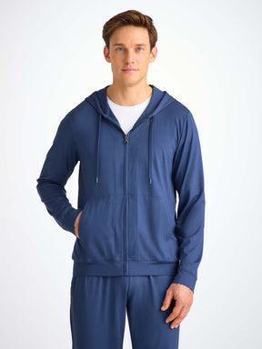 Men's Hoodie Basel Micro Modal Stretch Sapphire