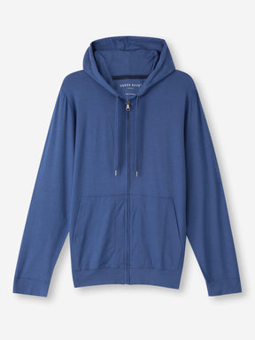 Men's Hoodie Basel Micro Modal Stretch Sapphire