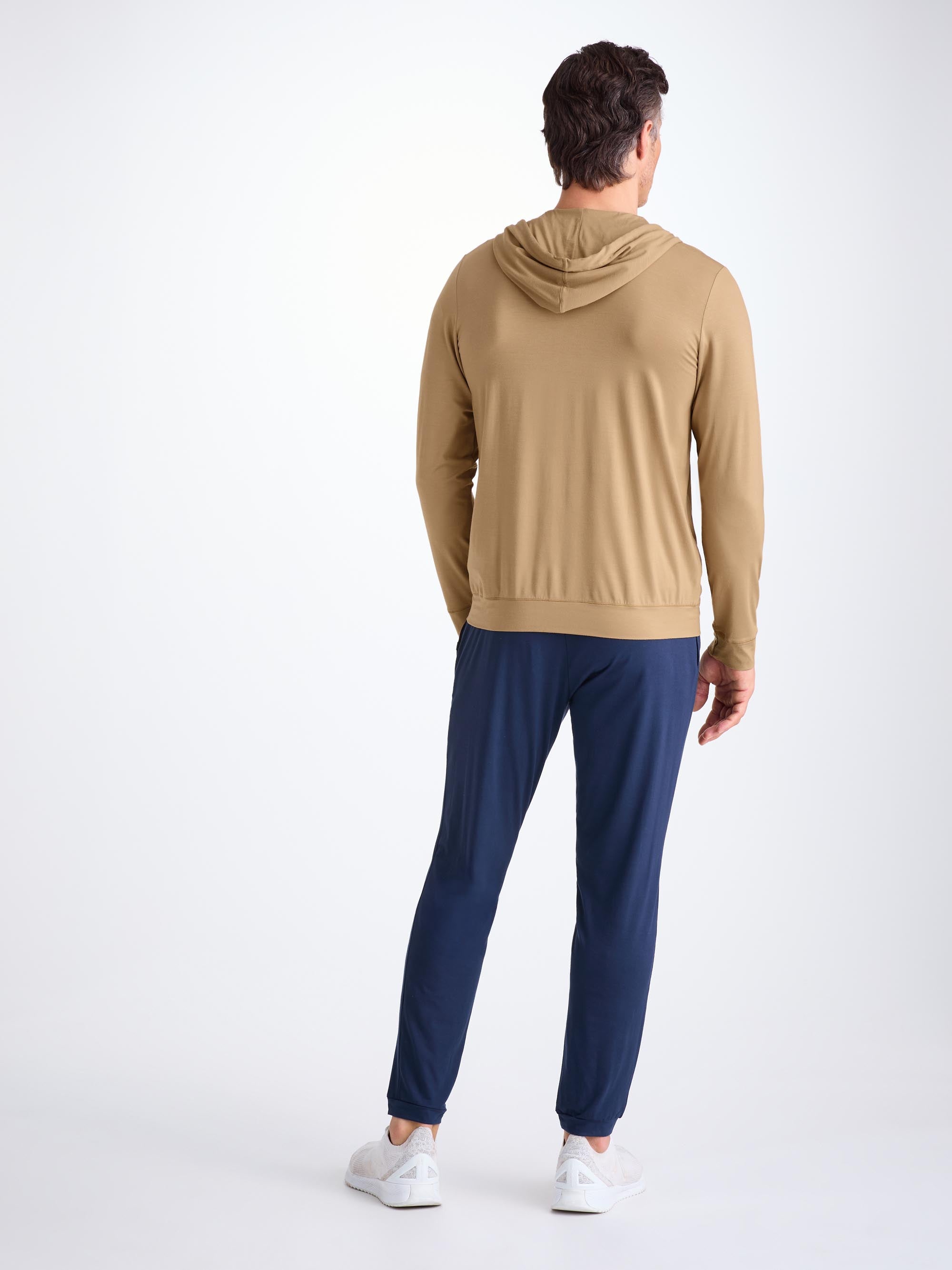 Men's Hoodie Basel Micro Modal Stretch Camel