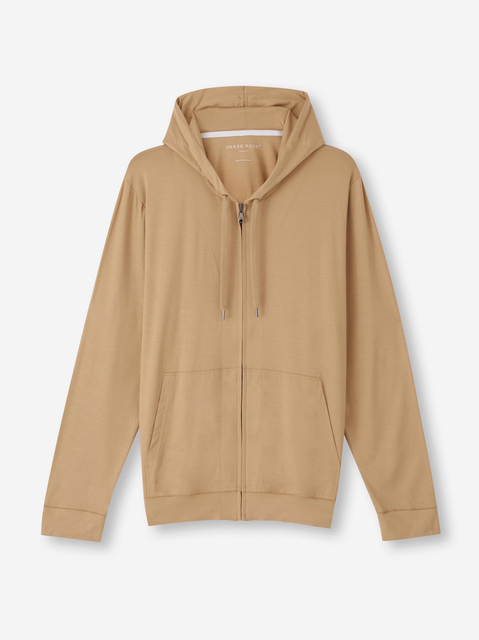 Men's Hoodie Basel Micro Modal Stretch Camel