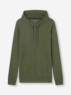 Men's Hoodie Basel Micro Modal Stretch Evergreen