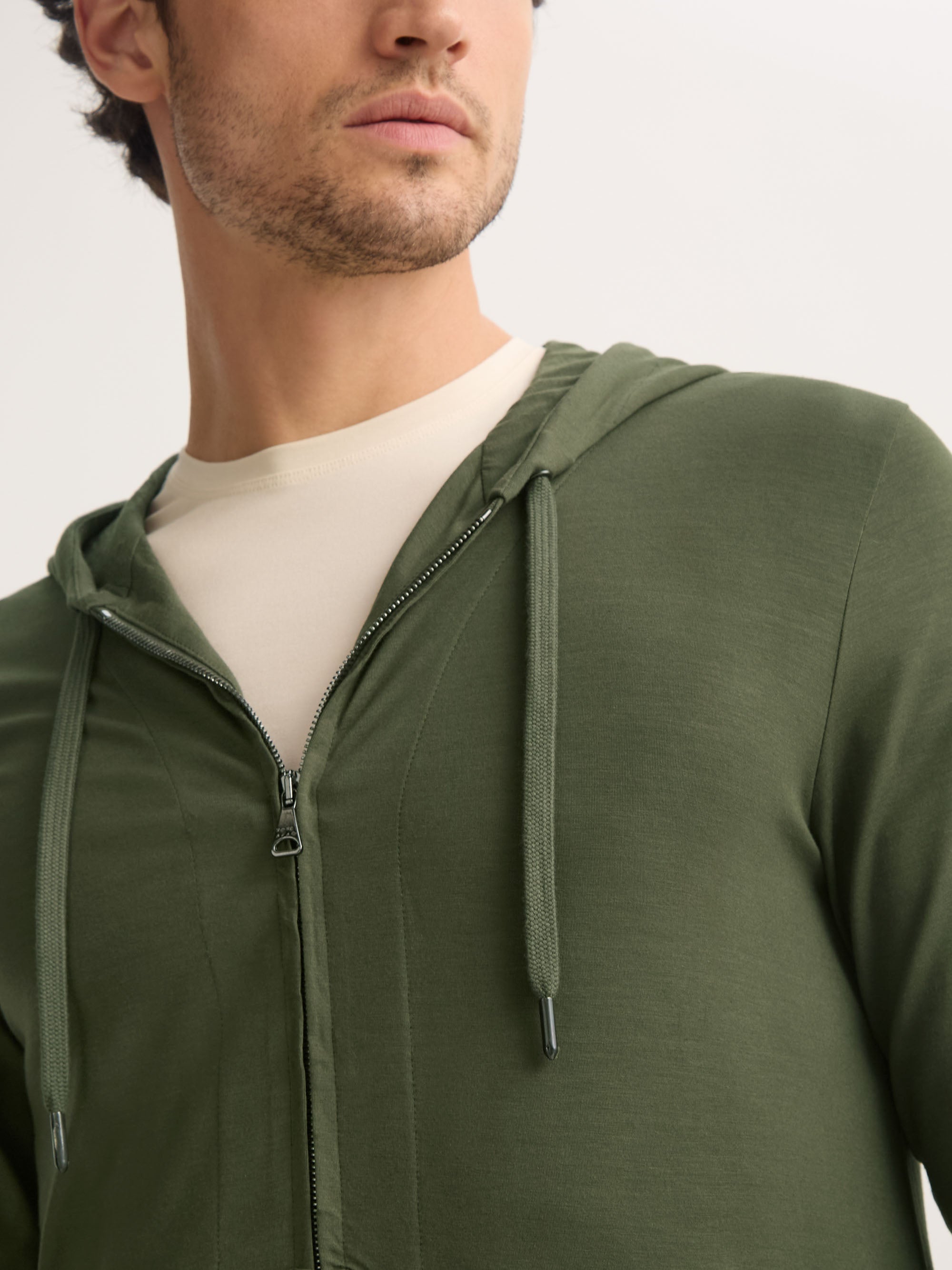 Men's Hoodie Basel Micro Modal Stretch Evergreen