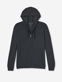 Men's Jersey Hoodie Marlowe Micro Modal Anthracite