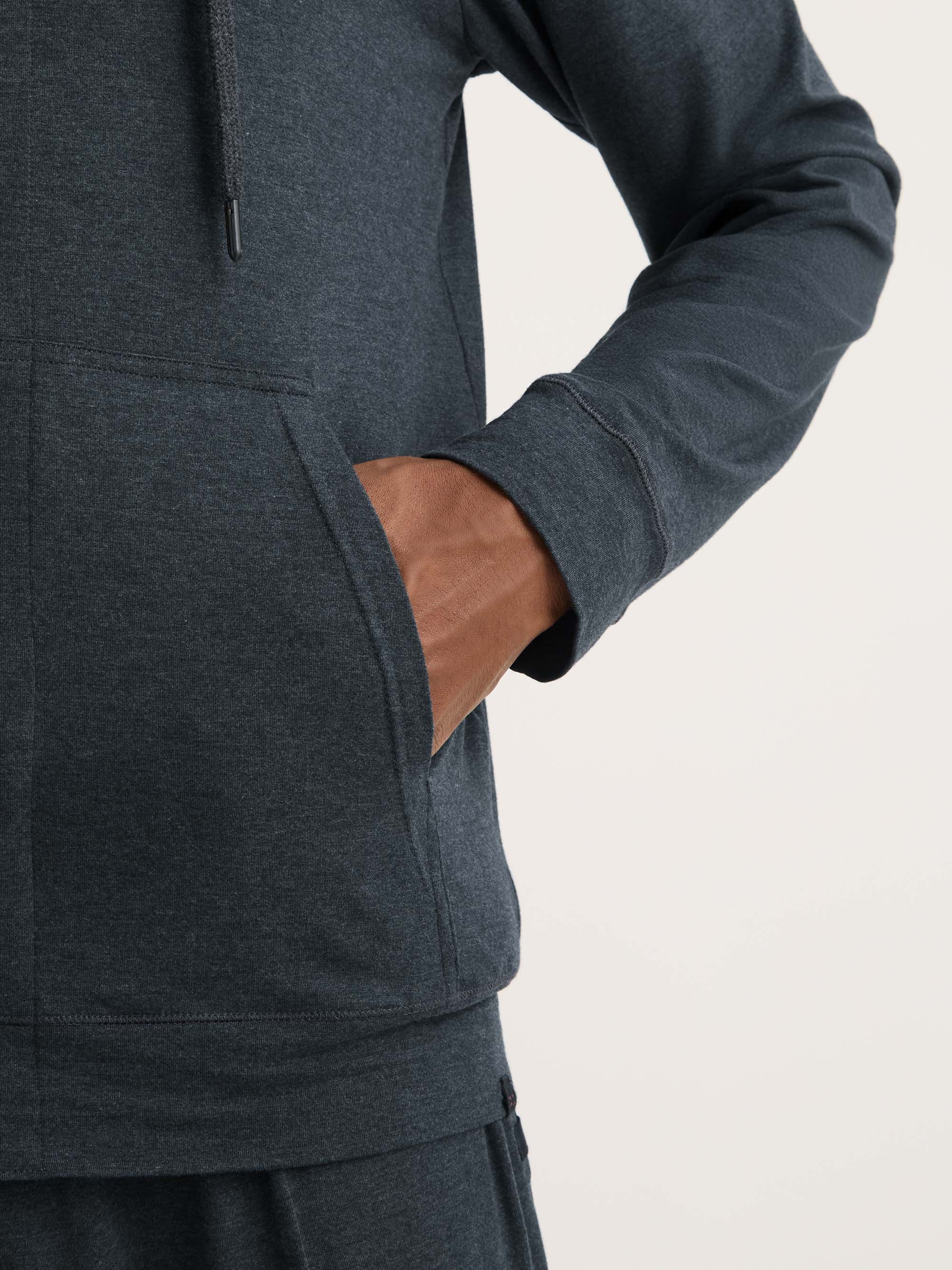 Men's Jersey Hoodie Marlowe Micro Modal Anthracite
