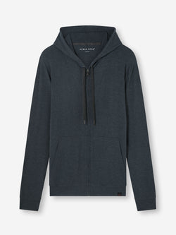 Men's Jersey Hoodie Marlowe Micro Modal Anthracite