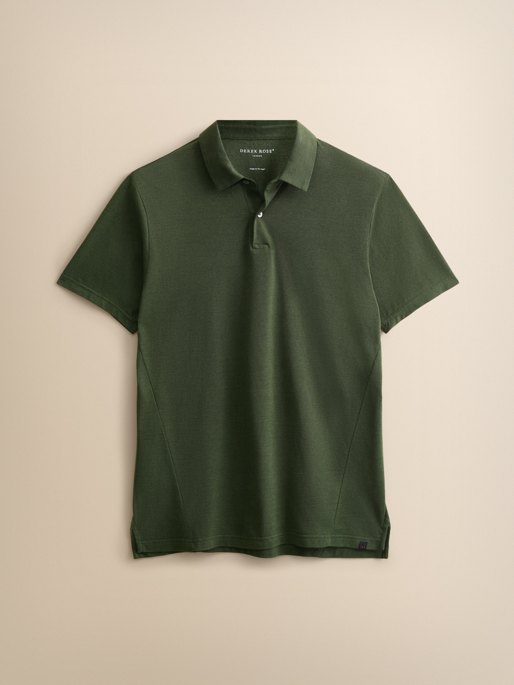 Ramsay Cotton Blend Polo Shirt Green