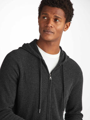 Men's Hoodie Finley Cashmere Charcoal