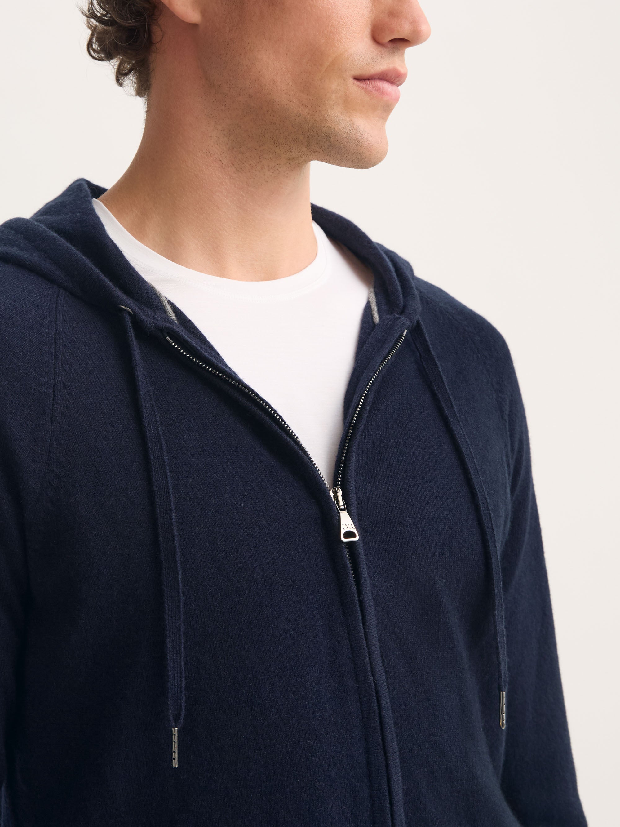 Men's Hoodie Finley Cashmere Navy