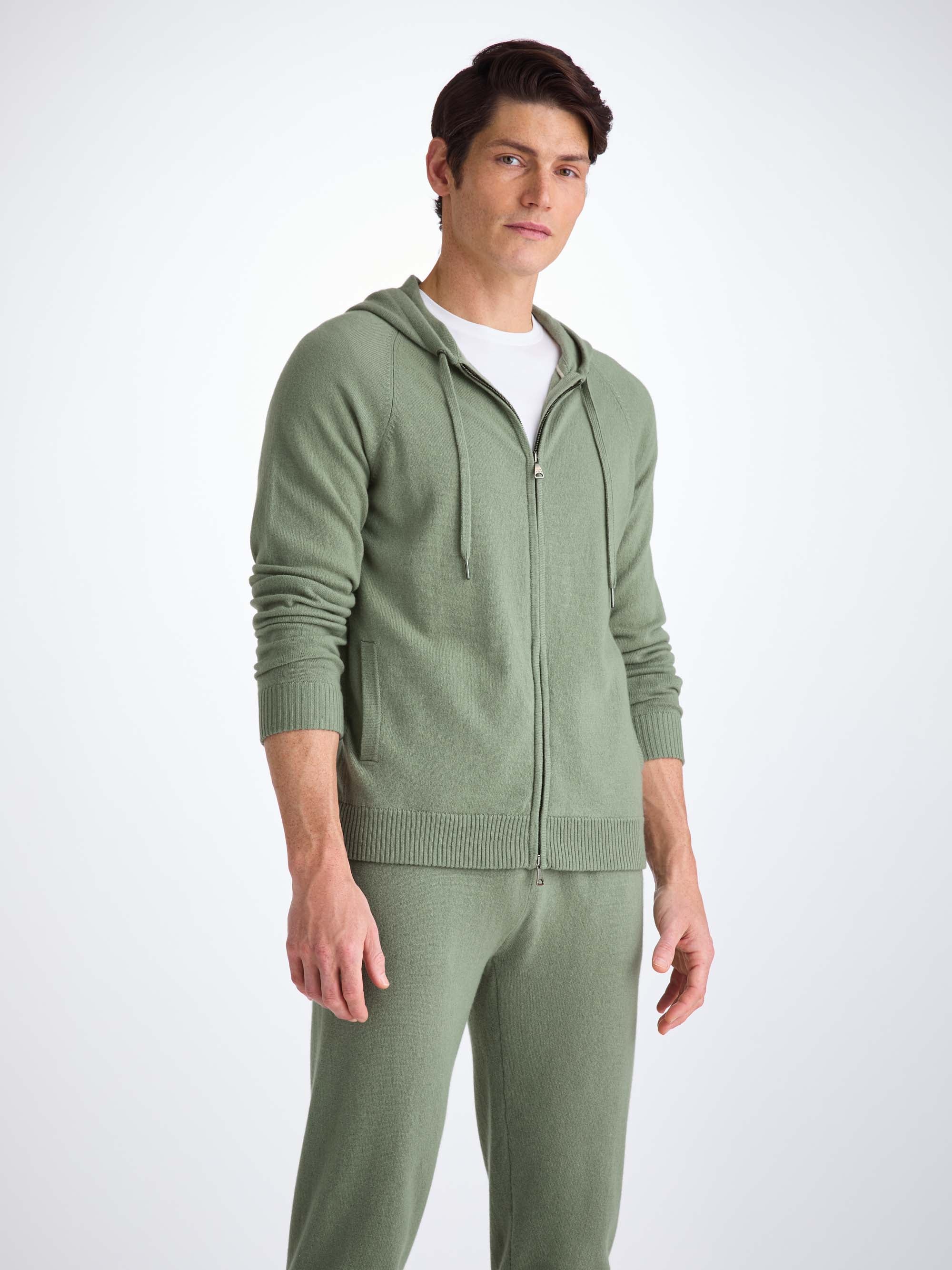 Men's Hoodie Finley Cashmere Sage Green