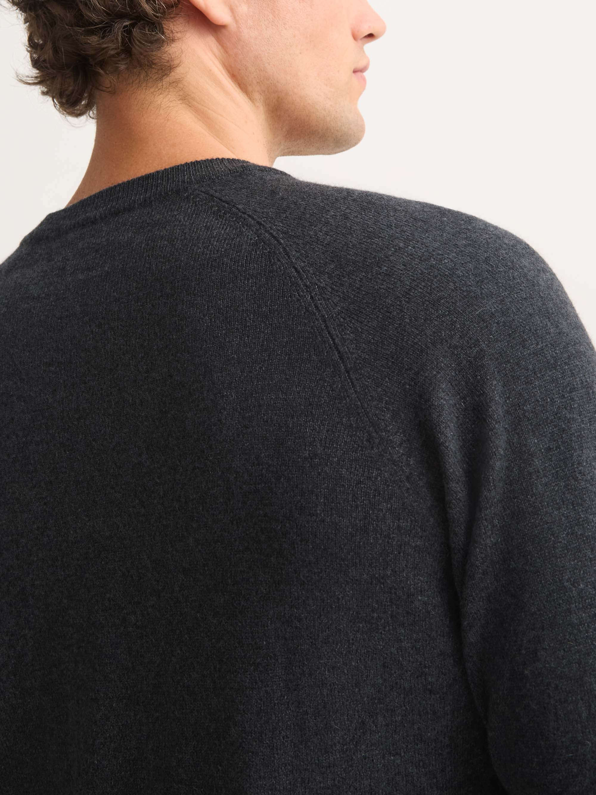Men's Sweater Finley Cashmere Charcoal