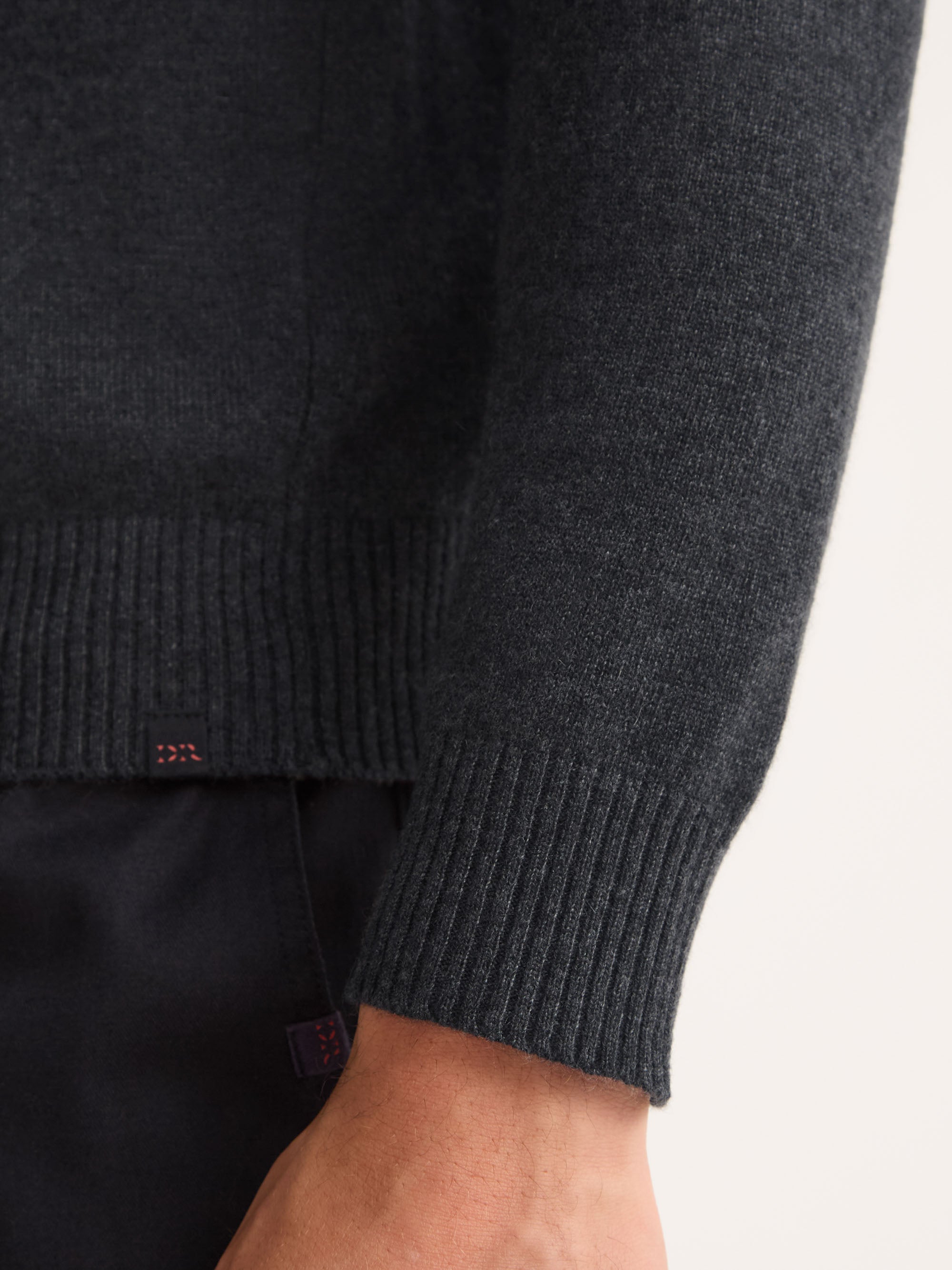 Men's Sweater Finley Cashmere Charcoal