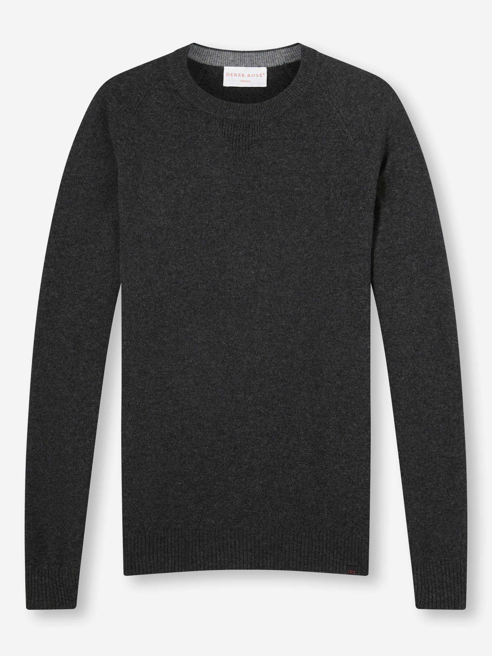 Men's Sweater Finley Cashmere Charcoal