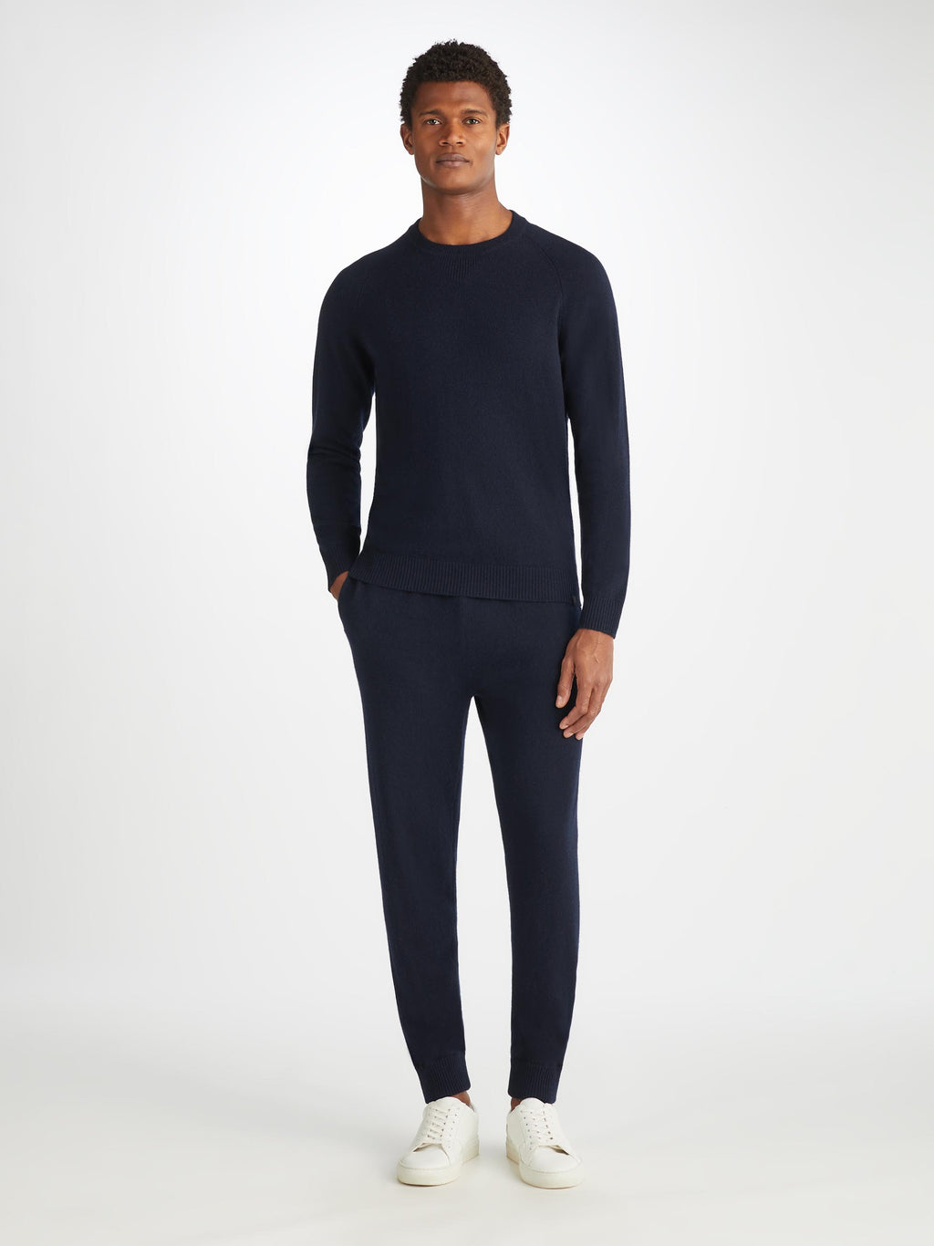 Finley Sweater Track Pants Cashmere Set