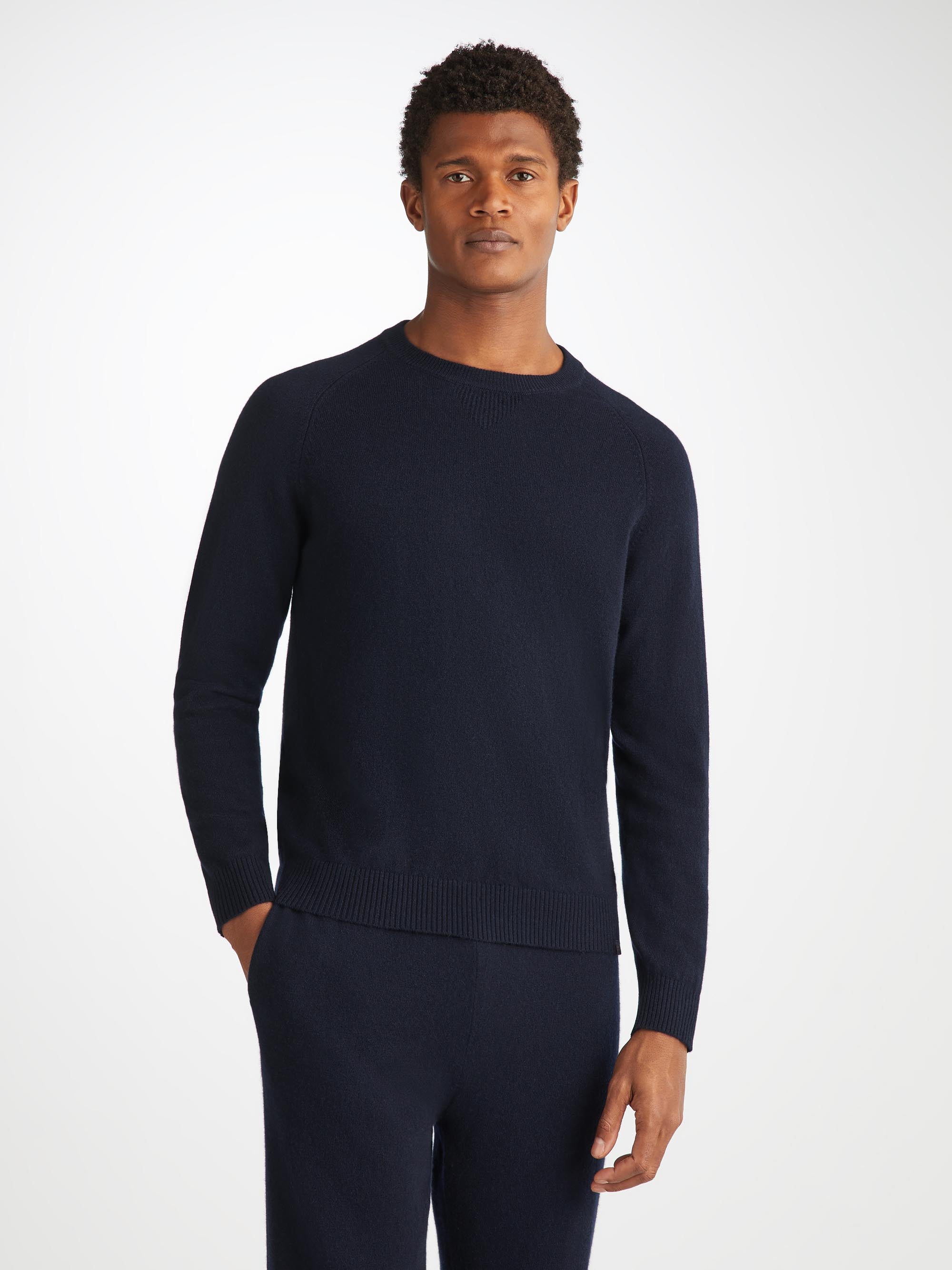 Men's Sweater Finley Cashmere Navy