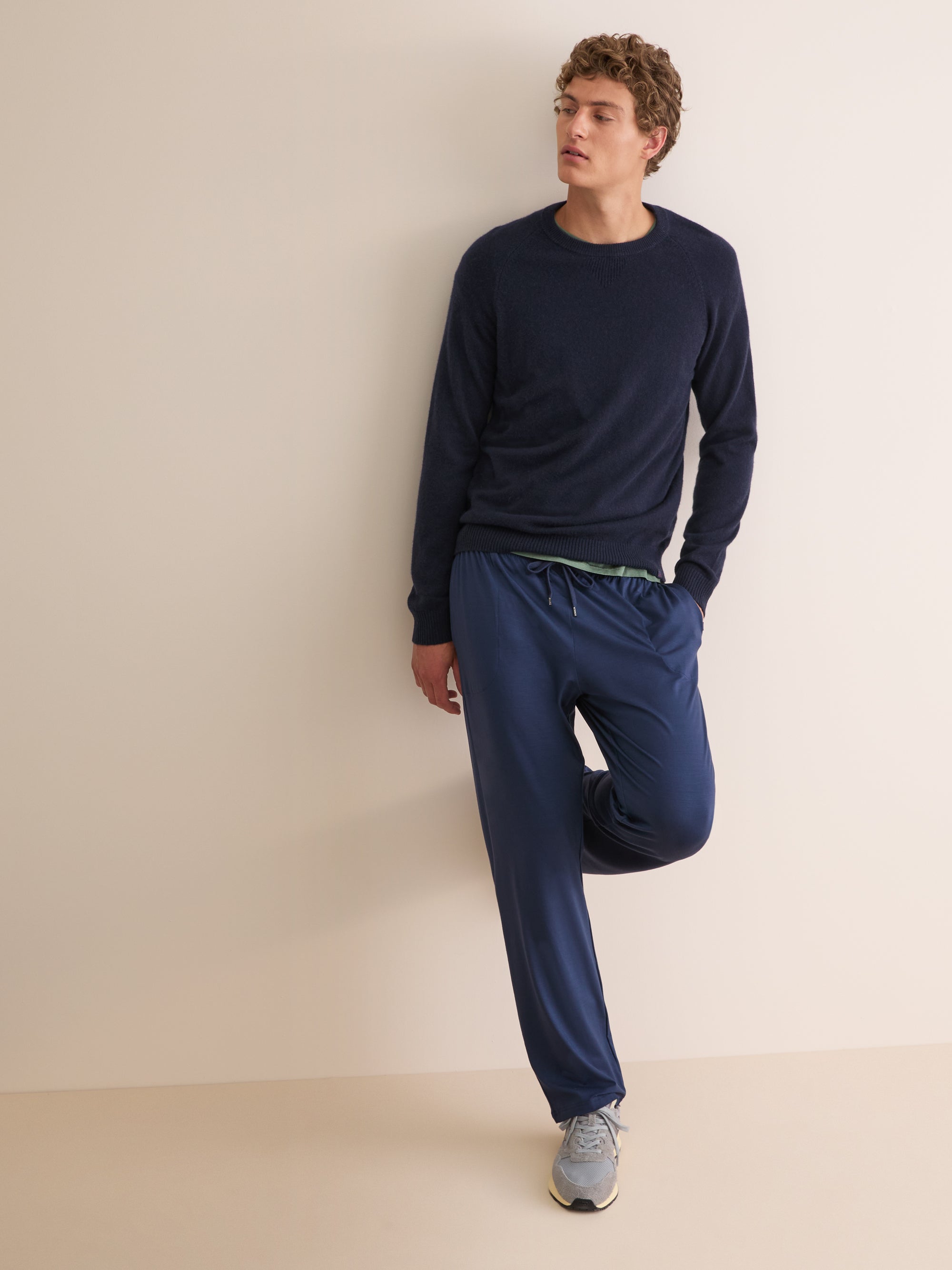 Men's Sweater Finley Cashmere Navy