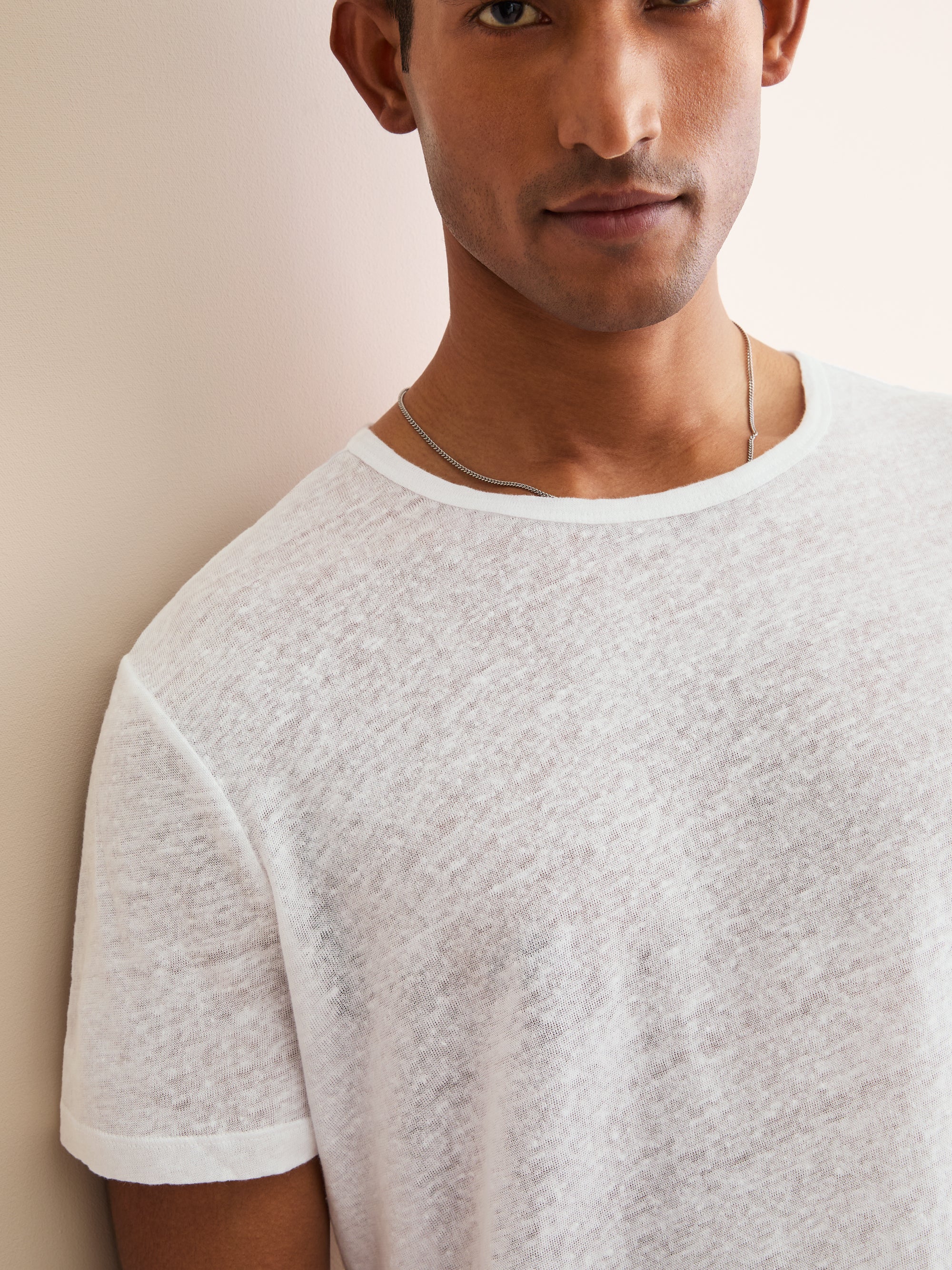 Men's T-Shirt Jordan Linen White