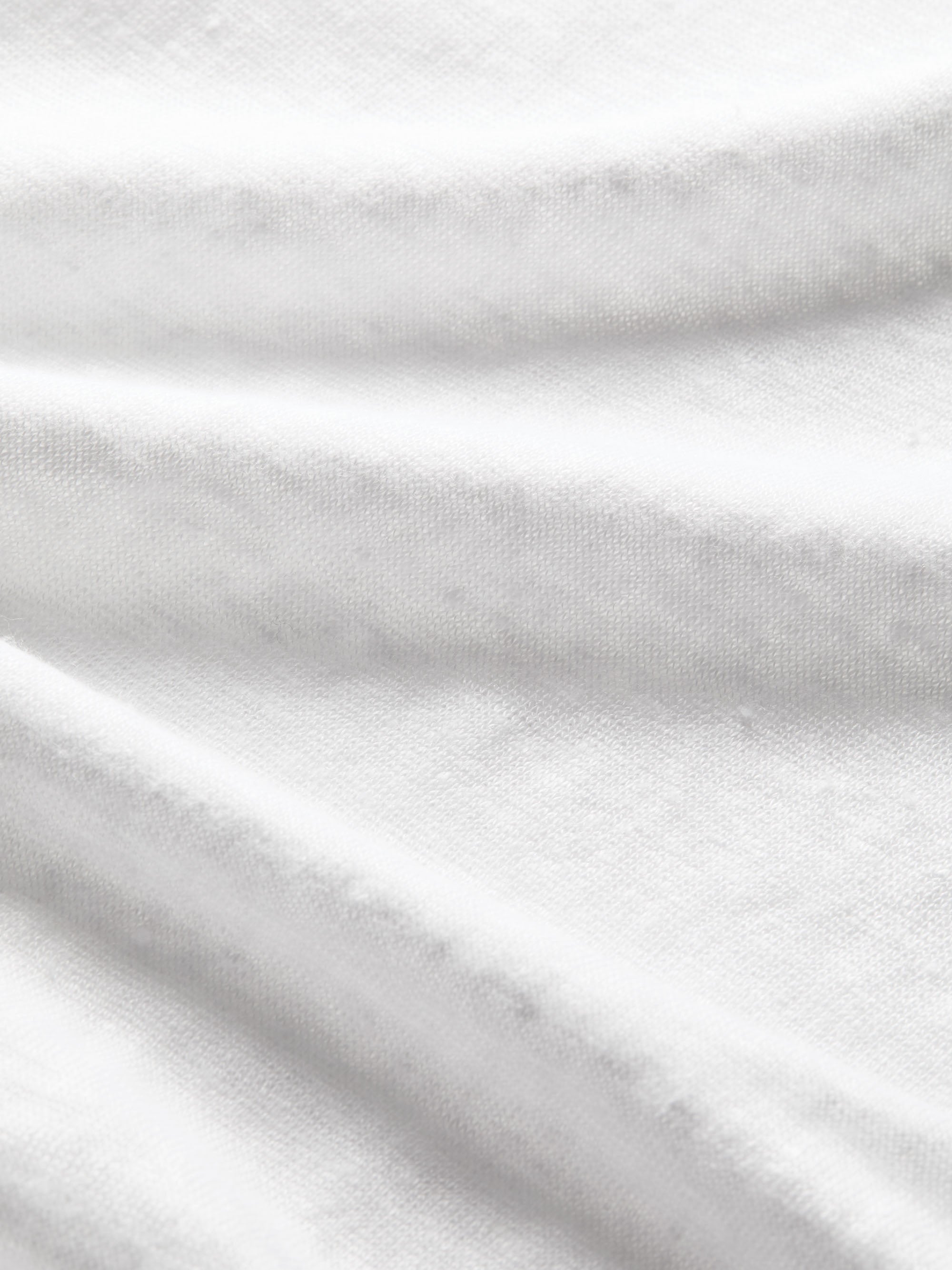 Women's V-Neck T-Shirt Jordan Linen White