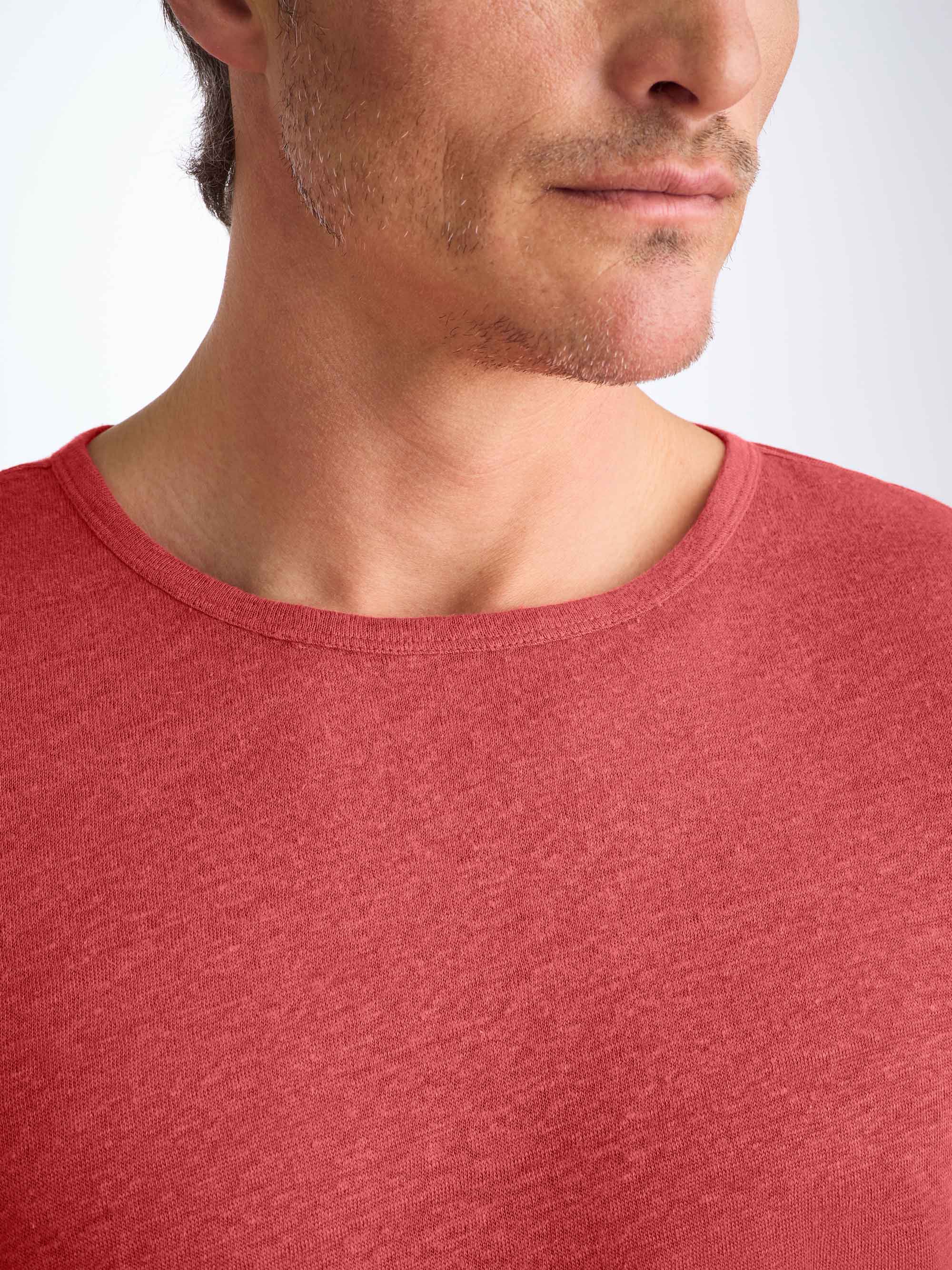 Men's T-Shirt Jordan Linen Soft Red