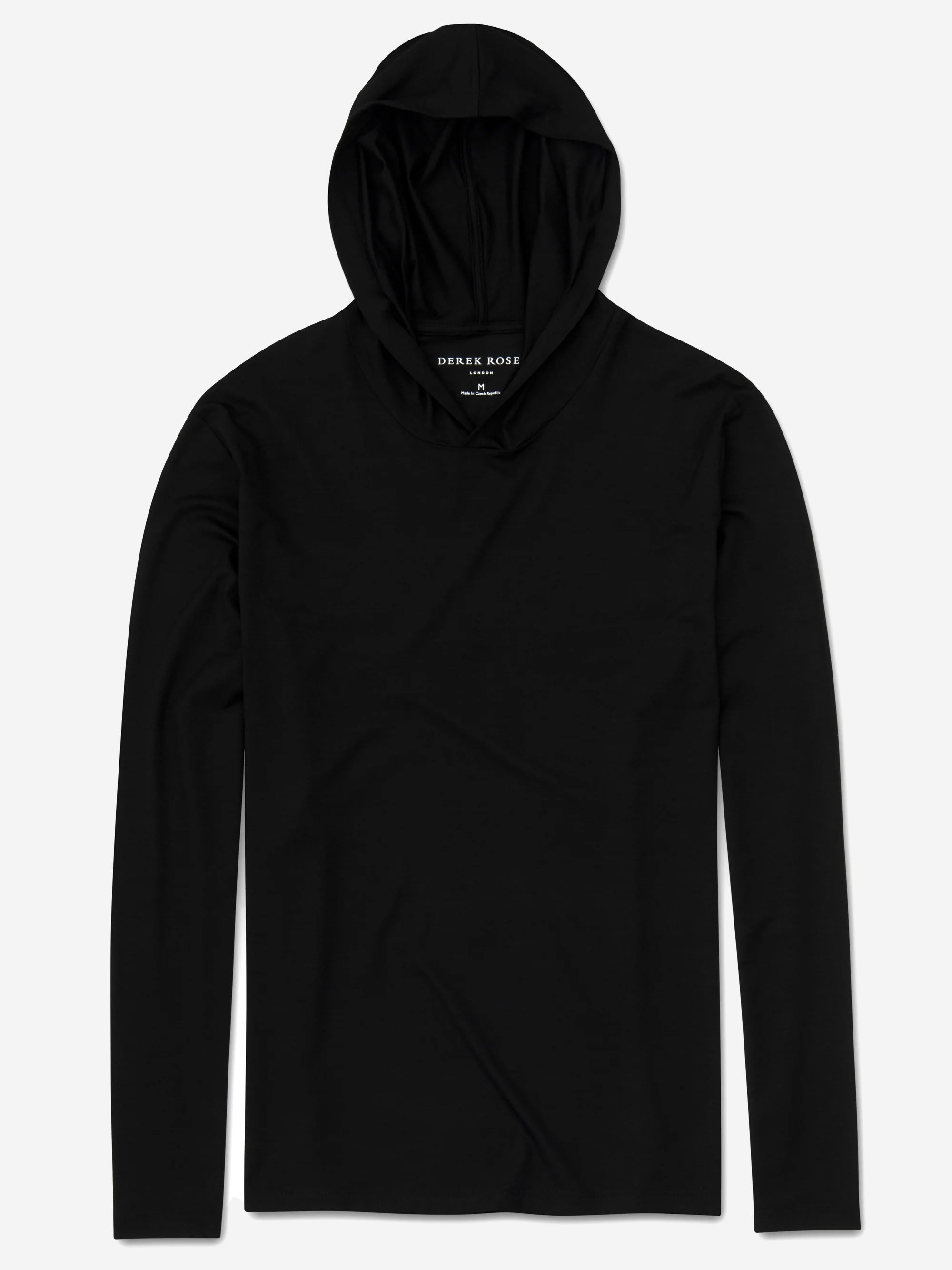 Men's Pullover Hoodie Basel Micro Modal Stretch Black