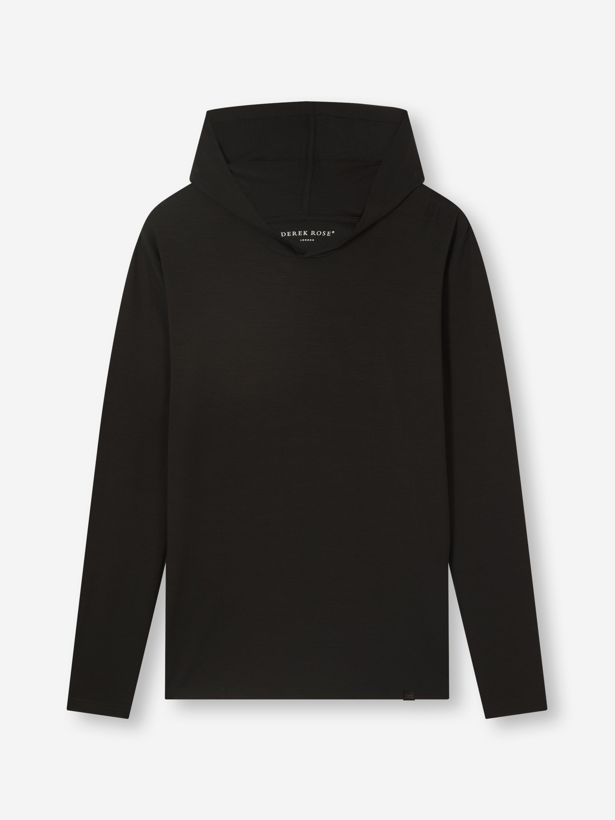 Men's Pullover Hoodie Basel Micro Modal Stretch Black