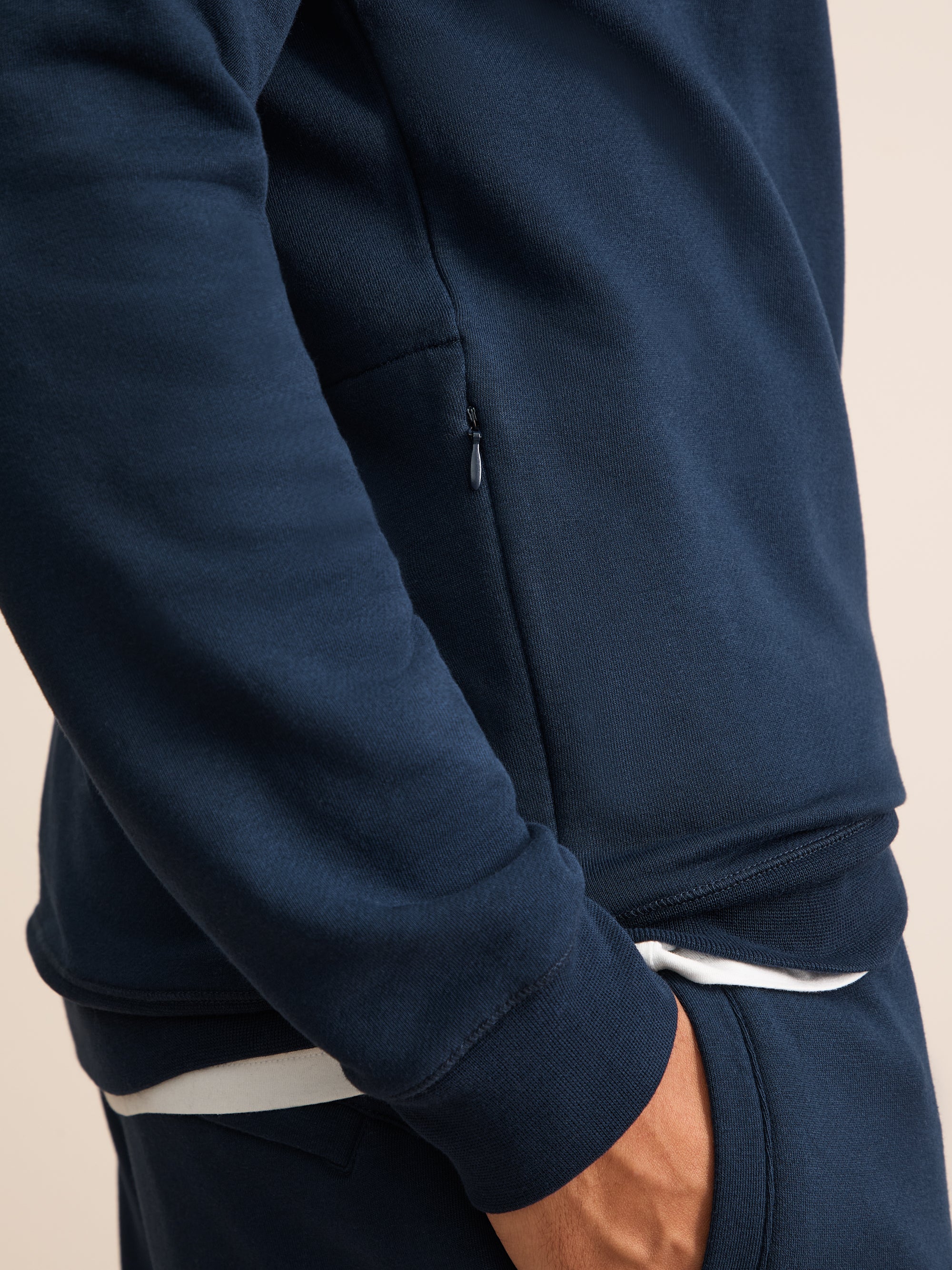 Harley Cotton Modal Sweatshirt Navy Blue
