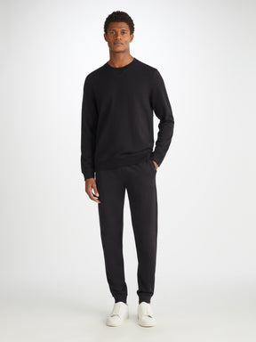Men's Sweatshirt Quinn Cotton Modal Black
